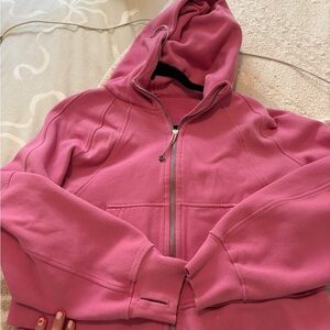 Lulu Lemon Pink Scuba Full Zip